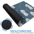 thumbnail image 6 of Long Mouse Pads for Desk,Poodle Dog and Footprint Desk Mats on Top Of Desks, Desk Mouse Pad Extra Large with 3mm Non-Slip Base and Stitched Edge for Gaming,Office,Work,Home 31.5"x11.8", 6 of 6