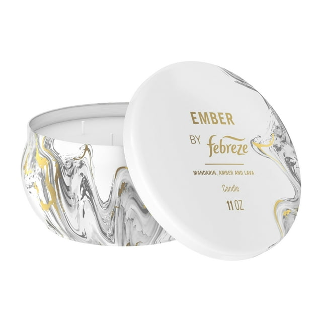 Vela Aromática Febreze Aroma Ember 325 ml 4 Mechas 1 Unidad