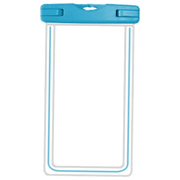 Fiudx Bolsa Impermeable para Teléfono, Diseño Táctil, Brilla En La Oscuridad, Cordón Ajustable, Ajuste Universal para Teléfonos de Hasta 6.7", Ideal para Playa, Natación, Navegación y Esnórquel. Tama