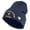 Navy, variant on U.S. Army 24th Infantry Division Logo Embroidered 12 Inch Solid Knit Cuff Long Beanie Made in USA - White OSFM