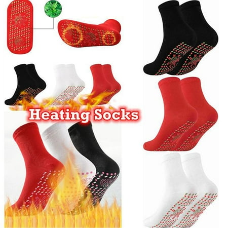 

4 Pairs Tourmaline Slimming Health Socks Shiatsu Self-Heating Socks Men Women
