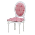 thumbnail image 1 of Silla en miniatura para muebles Dollhouse, escala 1:12, color blanco vintage, 1 of 3