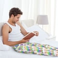 thumbnail image 5 of Rocae Rainbow Llama Mens Pajama Pants Pj Pants Mens Lounge Pants-Medium, 5 of 6
