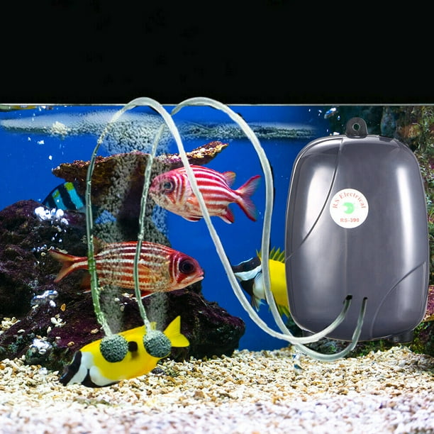 JahyElec Updated 110V Stabe 120 Gal Aquarium Fish Tank Oxygen Air Pump