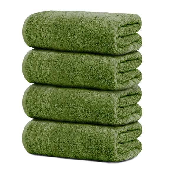 Toallas de baño Tens Toallas extra grandes, 100% algodón, paquete de 4