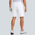 thumbnail image 6 of Casual Dress Shorts for Men Stretch Quick Dry Breathable Golf Shorts All Day Comfy Work Bottoms with Pockets, #02 White, M, 6 of 6