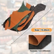1 Pound DIY Leather Scraps, EEEkit Soft And Flexible Leather Remnants Multicolor