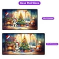 thumbnail image 5 of Merry Christmas Siberian Husky Santa Hat Xmas Tree Winter Holiday Desk Mat Full Keyboard Mouse Pad Husky Dog Lover Gifts Large Mousepad - 01013, 5 of 5