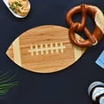 thumbnail image 4 of Tabla de Fútbol americano de bambú para desayuno cena o como tabla de cortar 30 x 17 cm JM, 4 of 5
