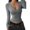 Light Ashy, variant on ZDNIXIAN Basic Tee Fall Tops Deep V Neck Fitted Blouse, Slim Fit Knit Shirt, Solid Color Stretchy Bodycon Long Sleeve Top with Hem Ruched Detail