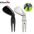 thumbnail image 2 of Outil de Divot de Golf Greens Fourche Outils de Réparation de Gazon Marqueur de Position Fournitures de Sports de Golf Extérieur Métal Accessoires de Golf Durables 1 Pce Noir, 2 of 6