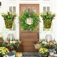 thumbnail image 4 of Beppter Artificial Flowers,Simulation of Wild Flower Basket *1,Simulation of Artificial Flower Rattan Basket Door Hanging Decoration, 4 of 5