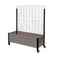 thumbnail image 6 of Mobile Deckside Planter w/ Trellis Brown, 6 of 9