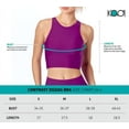 thumbnail image 4 of Kadi Women's Contrast Zigzag Bra, Rosebud, Medium, 4 of 5