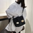 thumbnail image 6 of Autumn And Winter Small Cute Cartoon Crossbody Bags Shopper Bags Handbags Shoulder Bags BROWN, 6 of 8