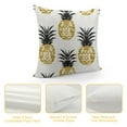 thumbnail image 4 of JEUXUS  Pillow Covers Summer Gold Pineapple Decorative Throw Pillow Covers Pineapple Striped Pillowcase Farmhouse Cushion Cases for Sofa Couch Outdoor Home Decorations, 4 of 5