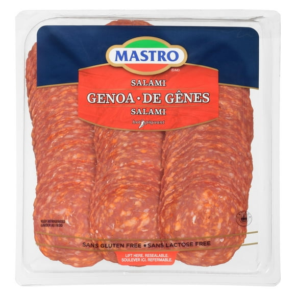 Salami de Gênes épicé tranché Mastro 375g