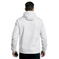 thumbnail image 5 of Unisex Reflective Zip-Up Hoodie with Storage Pouch - Lightweight Quick-Dry Windbreaker Jacket for Running, Cycling & Fishing, Breathable UV Sun Protection Sportswear White XL, 5 of 9