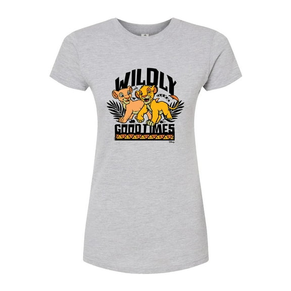 Disney - The Lion King - Wildly Good Times - Juniors Fitted Graphic T-Shirt