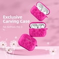 thumbnail image 2 of Comvin Compatible with AirPods Pro 3 Case Cover with Cleaner Kit, Cute Flower Engraved Silicone Protective Case for Apple Airpods Pro 3rd Generation (2025), 2 of 9