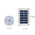 thumbnail image 2 of Gnmfd Solar Ceiling Light IP67 Dusk to Dawn Indoor Outdoor LED Lighting for Bedroom Room Balcony Garden Patio Porch Security Night Lights Plug into Wall Solar Lights Outdoor, 2 of 9