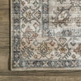 thumbnail image 4 of nuLOOM Dawson SpinClean Machine Washable Distressed Medallion Area Rug, 3' x 5', Dawson Beige, 4 of 8