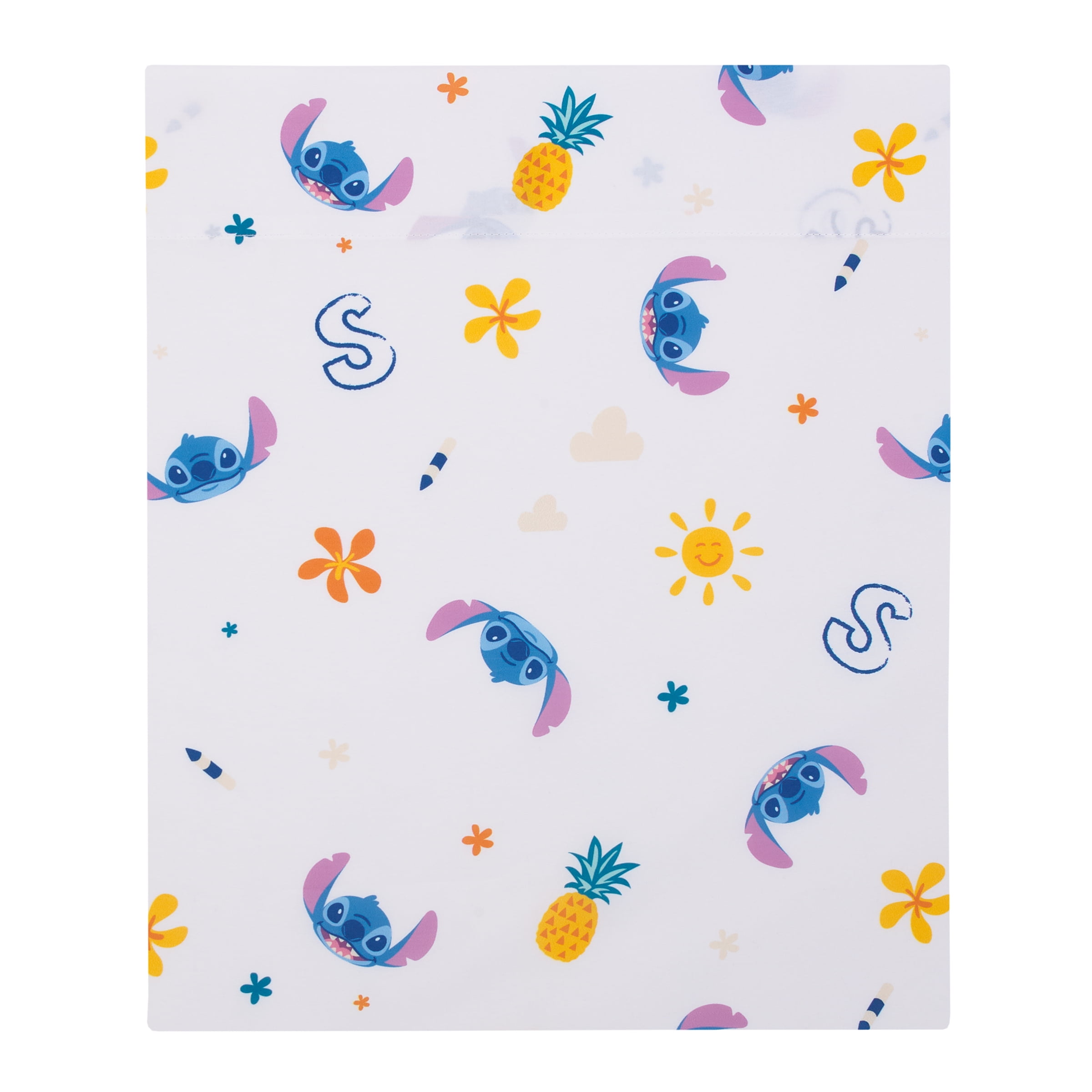 Disney "S" Is For Stitch 4 Piece Toddler Bedding Set