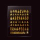thumbnail image 1 of Pegatinas holográficas 3D para uñas, calcomanías doradas y negras para manicura, bricolaje, decoración artística de uñas, accesorios Gao Jinjia LED, 1 of 2