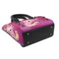 thumbnail image 3 of Lsque Cute Pink Axolotl A Pattern Leather Rivet Shoulder Bag – Elegant Genuine Leather & Microfiber PU Crossbody with Detachable Adjustable Strap, 3 of 5