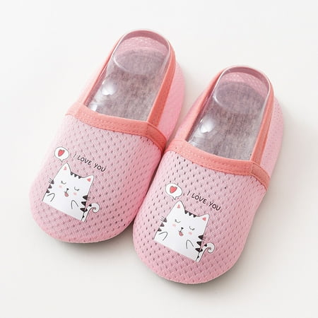

Hunpta Toddler Shoes Animal Kids Boys Girls Socks Barefoot Aqua Shoes Socks Non Slip Floor Cartoon Mesh Infant Sneakers Shoes