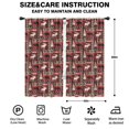 thumbnail image 2 of Blackout Kids Curtains,Red Christmas Animal and Tree Pattern Childrens Insulated Curtains Set Of 2,Bedroom Essentials,Toddler Room Decor 42"x84", 2 of 5