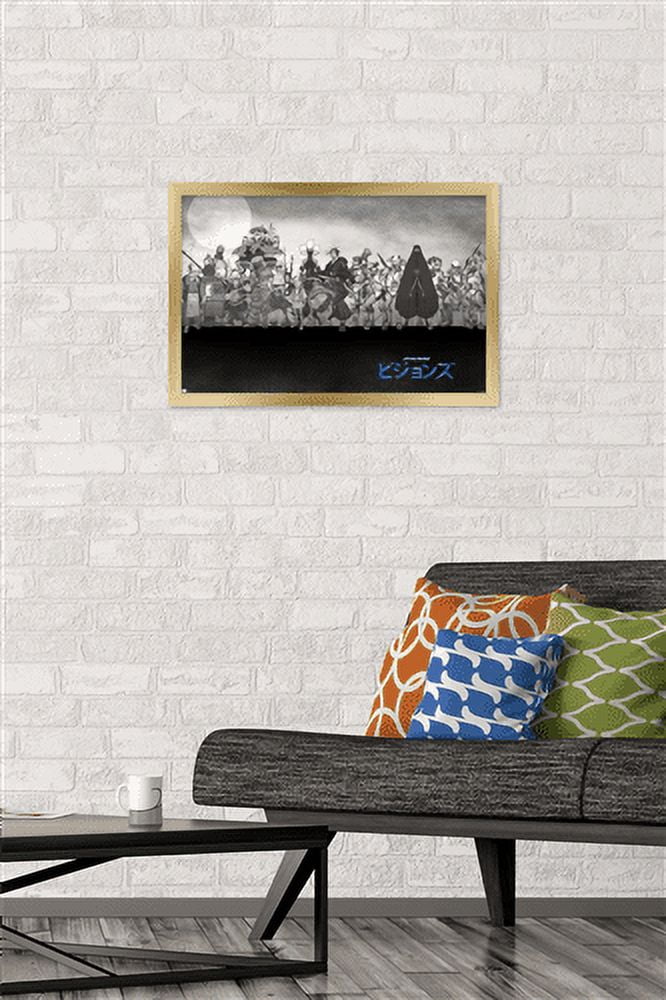Star Wars: Visions - Group Wall Poster, 14.725" x 22.375", Framed