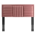 thumbnail image 4 of Modway Believe Channel Tufted Velvet King/California King Headboard in Pink, 4 of 5