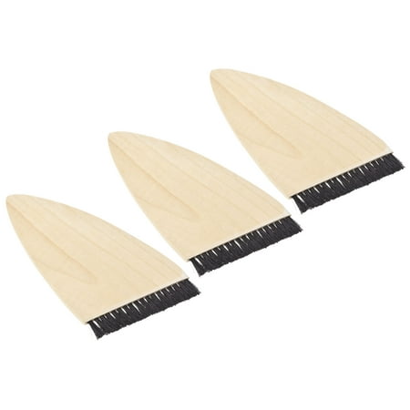 

Uxcell 6.7 Horsehair Shoes Brush Polish Cleaning Scrubber Wooden Color 3 Pack