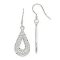 thumbnail image 1 of 925 Sterling Silver Filigree Teardrop Drop Dangle Earrings, 1 of 6