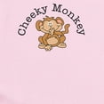 thumbnail image 2 of CafePress - Cheeky Monkey Infant Bodysuit - Baby Light Bodysuit, Size Newborn - 24 Months, 2 of 4