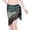 ZB—Green—Skirt, variant on Sequin Skirt for Women Glitter Mermaid Mini Skirts Sparkly Belly Dance Hip Scarf Music Party Rave Wrap Skirt