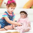 thumbnail image 5 of Ktaxon Reborn Baby Dolls, 20 Inch Realistic Newborn Eyes Open Doll Lifelike Weighted Soft Body with Accessory Set for Kids 3+, 5 of 10