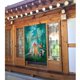 thumbnail image 3 of Cortina de puerta Bambi para entrada, cortina opaca con estampado de patrón, cortina divisoria de ambientes, tapiz para decoración del hogar, 34" de ancho x 56" de largo, 3 of 7
