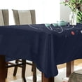 thumbnail image 5 of Yayeee Tablecloths 60" x 108" Rectangle Wrinkle Resistant Party Table Cover, White Planet, 5 of 8