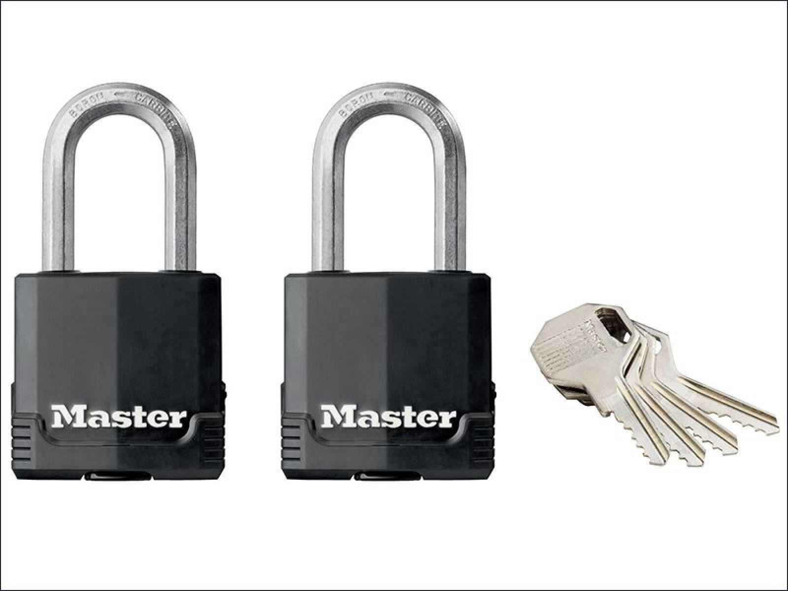 Master Lock Excell™ Weather Tough 45mm Padlock 4Pin Keyed Alike x