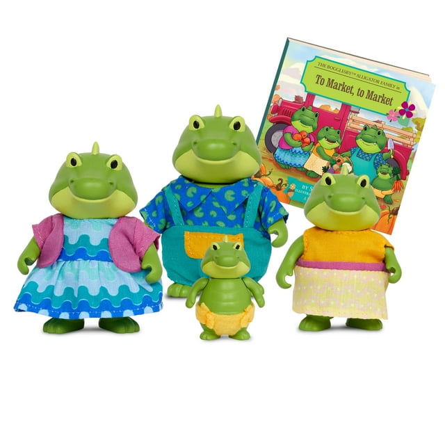 Set de figuras de animales Li'l Woodzeez Alligator Family Kids 3+