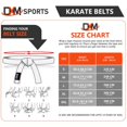 thumbnail image 6 of DXM SPORTS Brazilian BJJ Jiu Jitsu Karate Belt - Yellow, 280cm, 6 of 6