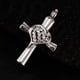 thumbnail image 5 of Colgante cruz de cristal Zulema de acero inoxidable blanco, 5 of 8
