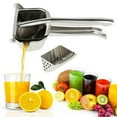 thumbnail image 1 of CNKOO 304 Stainless Steel Juice Extractor Lemon Squeezer Hand Press Heavy Duty Manual Squeezer, 1 of 10