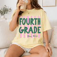 thumbnail image 2 of Custom Fourth Grade Teacher Comfort Colors Shirt, Personalized Mrs Teacher Tee, Back To School Gift For Elementary 4th Grade Teacher, 2 of 6