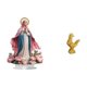 thumbnail image 1 of Figura decorativa de pollo para escena de , adorno acrílico, estatua de resina animal, adorno de mesa con base duradera., 1 of 8