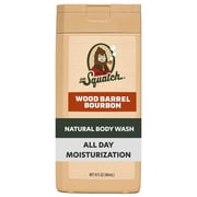 Dr. Squatch Body Wash and Shampoo Bundle, Wood Barrel Bourbon, 1 Kit