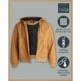 thumbnail image 2 of Bass Creek Outfitters Mens Canvas Jacket - Heavy Duty Tricot Lined Insulated Duck Work Jacket for Men, 2 of 7