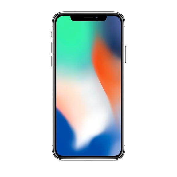 Pre-Owned Apple iPhone X 64GB Silver GSM Unlocked (AT&T T-Mobile) Smartphone -